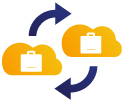 Ícone de soluções empresariais Visa Ready